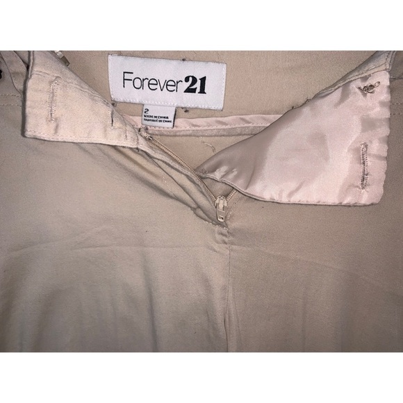 Forever 21 Skinny Ankle Tan Khaki Pants - Picture 3 of 4